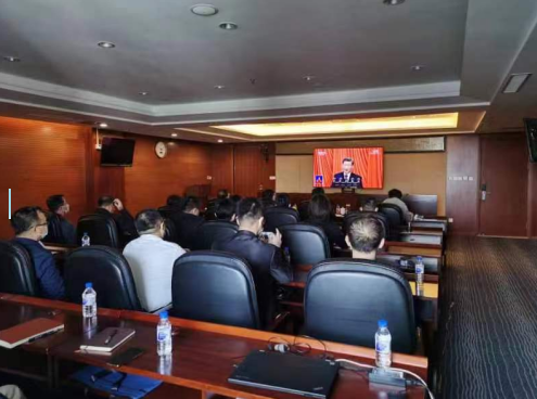 集团党委组织党员辅导干部职工 收看党的二十大开幕盛况